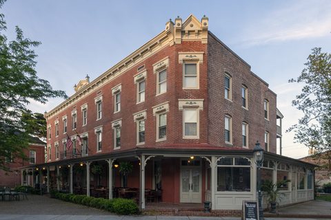 The Atlantic Hotel on Main Street in Berlin, Maryland